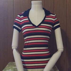 AE striped polo